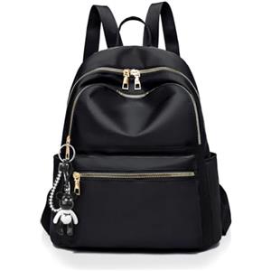 Aucuu Zaino Donna Elegante, Borsa Zaino Casual in Nylon, Zainetto Piccolo Antifurto, Borsa a Zainetto Casual per Shopping, Scuola, Viaggio, Lavoro