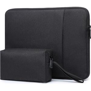 HYZUO 14-15 Pollici Custodie per Portatili per MacBook Air 15 M4/M3/M2, MacBook Pro 15, XPS 14/15 Plus, 15" Surface Laptop, Borsa Protettiva per 14" HP Lenovo ThinkPad Asus Acer HUAWEI, Nero