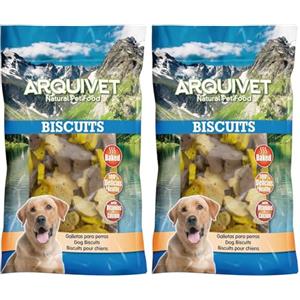 ARQUIVET Biscotti Animal Mix 200 g - Snack e Prelibatezze per Cani - Chuches e Premi (Confezione da 2)