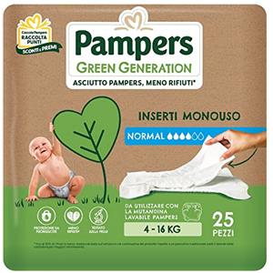 Pampers GREEN GENERATION INSERTI NORMAL x25