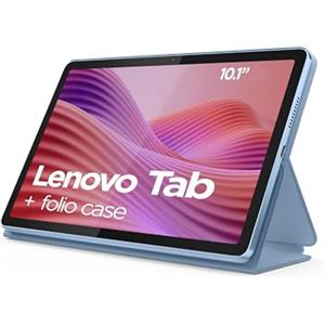 Lenovo Tab Tablet | Display 10.1 Full HD | MediaTek G85 | 4 GB RAM | 64 GB eMMC | Android 14 | Polar Blue | incl. custodia a libro