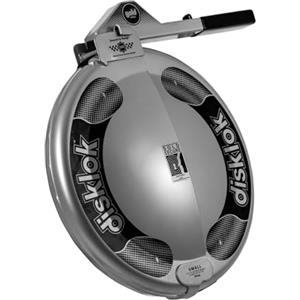 Disklok Antifurto per Volante 'Gold Edition' - Taglia Small - 35-39cm - Argento - Approvato SCM Dispositivo Blocca-sterzo Sicurezza Visibile Dissuasivo Deterrente Universale per Auto Furgoni Camper