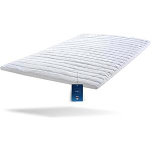 Lileno Home Visco Materasso Topper 90 x 200 x 3 cm