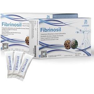 LOGIDEX Fibrinosil - Integratore Antinfiammatorio Naturale Dolori Articolari e Muscolari con Artiglio del Diavolo Forte e Bromelina, Miorilassante muscolare - 20 Bustine - Made in Italy Logidex