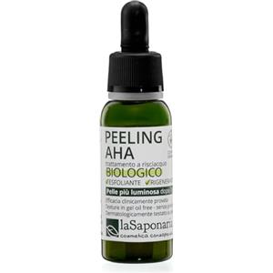 LASAPONARIA La Saponaria | Peeling AHA Biologico, Trattamento Esfoliante, Pulizia e Rigenerazione Profonda, Texture in Gel Oil Free - 30ml