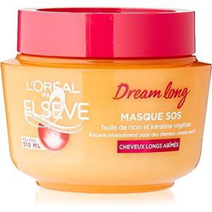 L'Oreal Paris L'Oréal Paris Elseve Dream Long Maschera Ricostruttiva Arricchita con Olio di Ricino/Cheratina per Capelli Lunghi 1 Unità
