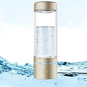 OTIGA Generatore di Idrogenata,Ionizzatore Generatore di Acqua alcalina a Idrogeno con Tecnologia SPE e PEM,Portatile Bottiglia d'acqua Idrogeno,Fino a 4500PPB,Ricco di Idrogeno Acqua Ioni Generatore