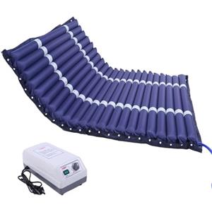 xinwanhong Materasso Antidecubito, Larghezza 120cm, Materasso a Pressione Alternata con Pompa Silenziosa e Impermeabile, Materasso Antidecubito ad Aria Prevenzione del Decubito e Trattamento, 195*120*10cm, blu