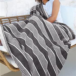 Catalonia Classy Coperta Coperta Soffice e Accogliente, Coperta per Divano in Pile Super Morbida, Coperta di Flanella Felpata per Divano e Letto, Coperta TV, Viaggio, Campeggio, Regalo, 150x130 cm