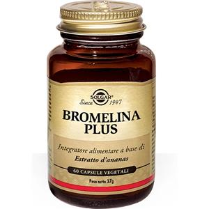 SOLGAR IT. MULTINUTRIENT SpA Solgar, Bromelina Plus, 60 Capsule