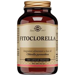 Solgar Fitoclorella - Integratore Antiossidante e Depurativo, 100 Capsule Vegetali Ricche di Clorofilla