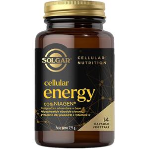 Solgar Cellular Energy - Integratore Energetico in 14 Capsule Vegetali con Nicotinamide Riboside