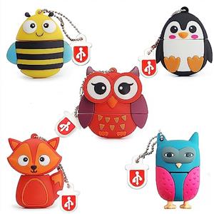 leizhan 32GB Chiavetta USB Confezione Pen Drive Scheda di Memoria con Grafica Animale Carino Chiavetta di memoria esterna Adatto per bambini amici studenti regali di laurea souvenir(5 * 32GB,Animale)