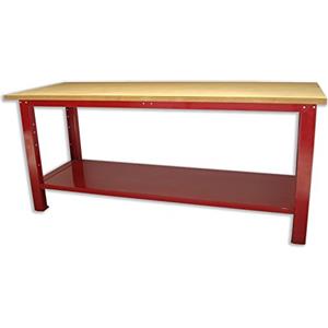SOGI X3L-11 Banco lavoro tavolo per officina con piano in legno 2000x750x880 serie industria