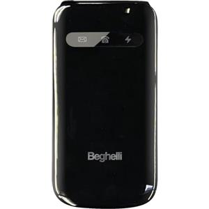 Salvalavita Beghelli Telefono Salvavita per Anziani, Salvalavita Phone SLV15N ECO - Cellulare GSM per Anziani con Tasto SOS, Tasti Grandi Retroilluminati, Blocco Chiamate Indesiderate, Fotocamera, Torcia (Nero)