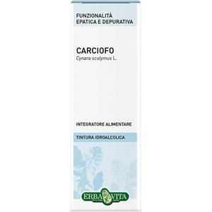 Erba Vita Carciofo Foglie Soluzione Idroalcolica 50 ml - Integratore per Funzionalità Epatica e Digestiva