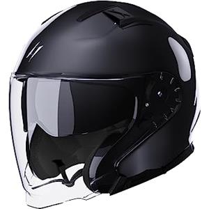 STORMER, Caschi jet moto RIVAL black pearly, M