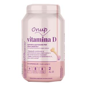 Onup Vitamina D - Integratore alimentare con Vitamina D e Calcio per ossa e denti sani - 60 gommini