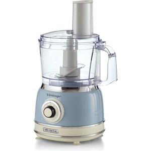 Ariete 1781 Robot da cucina Vintage, 1000W, Capacità 2,1L (utilizzabile 1,2L), Per preparazione impasti, Celeste