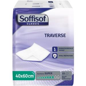 S.I.L.C. SpA Traversina Incontinenza Soffisof Classic 8 Gocce 40x60 cm - 15 Pezzi