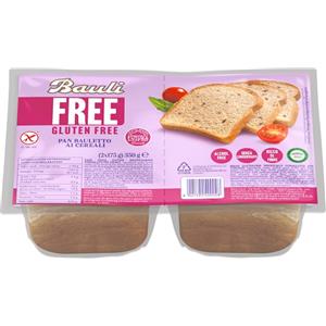 Bauli Pan Bauletto ai Cereali Senza Glutine - 350 g, con Lievito Madre e Ricco di Fibre