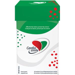 NATURAE VICTUS ITALIA Srl Cardiosmile - Integratore con Fitosteroli per la Salute Cardiovascolare - 30 Bustine