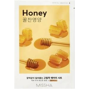 Missha Airy Fit Sheet Mask Honey Maschera Viso Illuminante E Nutriente
