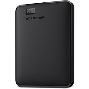 WD 6TB Elements Hard Disk Esterno Portatile, USB 3.2 Gen 1 SuperSpeed/USB 3.0, Espandibilità plug-and-play, Formatto per Windows, Nero