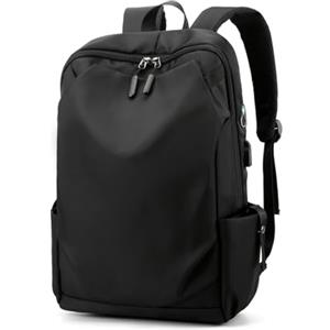 Aucuu Zaino Porta PC, 14" Uomo Laptop Borsa per PC Portatile, Zaino Laptop con Tasche Multiple, Zaini Impermeabile da Uomo, per Scuola, Lavoro, Viaggio