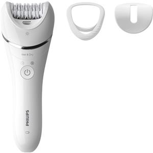 Philips Epilator Series 8000 BRE700/00 Wet & Dry Epilatore Bianco