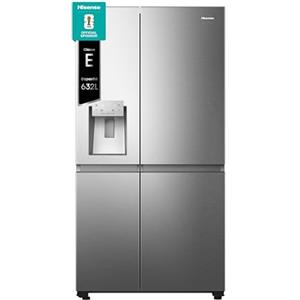 Hisense RS818N4TIE Frigorifero Side By Side, 632 L, Classe E, Inox