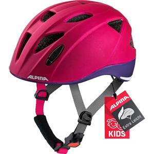 ALPINA Unisex - Bambini, XIMO LE Casco da bicicletta, deeprose-violet matt, 45-49 cm
