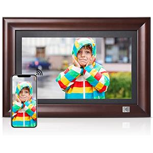KODAK Cornice Digitale WiFi 14.1 Pollici Cornici Digitali, Full HD Smart Cornice Foto Digitale Touchscreen IPS Cornice Elettronica Cloud con App, Memoria 32GB, Condivisione di Immagini Musica Videos