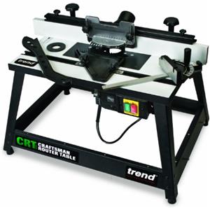Trend Tavolo router portatile da banco 230V EU, per applicazioni di falegnameria, mobili, sagomatura e stampaggio, CRT/MK3/EURO