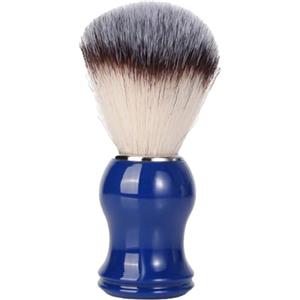 Ranley Pennello da barba per uomo, Pennello da barba in pelo di tasso - Pennello da barba per uomo barbuto,Spazzola portatile di qualità da parrucchiere con impugnatura ergonomica per uomo barbuto,