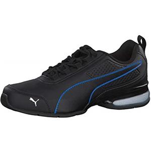 PUMA Unisex Leader VT SL Road Running Shoes, Puma Black-Puma White-Indigo Bunting, 44.5 EU