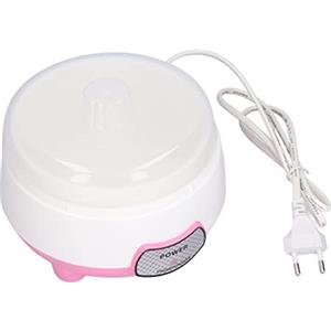 aqxreight Mini Yogurtiera Macchina per la Produzione di Yogurt Automatica con Riscaldamento a 360° 220V Elettrodomestico da Cucina Domestico Rosa