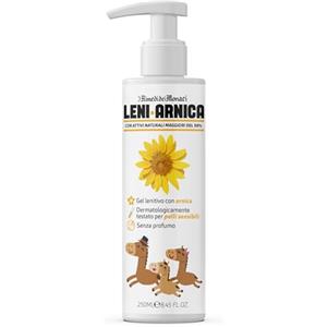 I Rimedi Dei Monaci LeniArnica Gel Arnica Montana al 98% per Pelli Sensibili - Lenitivo, Ipoallergenico, Senza Profumo - Dermatologicamente Testato (250ml)