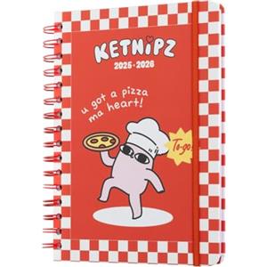 Grupo Erik: Diario Scuola 2025 2026 Ketnipz, Agenda settimanale A5 12 mesi, 14,8x21 cm, Agenda Ketnipz 2025 2026, Weekly Planner 2025 2026, Agenda universitaria