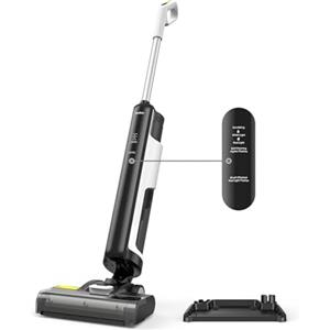 Vozascly W12SE Aspirapolvere Lavapavimenti Senza Fili, Lavasciuga Lava e Aspira Pavimenti, Autopulente, Autonomia, Autonomia 45 min, Anti-intreccio capelli, Disinfezione Elettrolitica, 1.15L Doppio Serbatoio