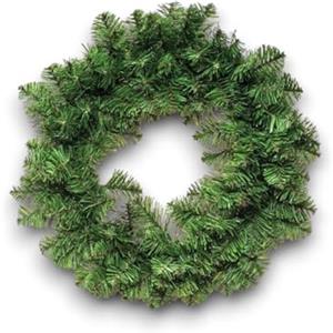 Generico Ghirlanda Natalizia Verde per Porta dietroporta da Ø 25 cm con 90 Punte Molto folta Decorazioni Natalizie addobbi per la casa Decorazione di Natale Corona Verde Tonda Fuori Porta