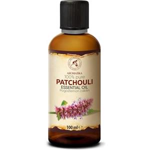 AROMATIKA trust the power of nature Olio Essenziale di Patchouli 100 ml - Pogostemon Cablin - Naturale e Puro - Olio essenziali per Diffusori - Aroma per la Casa - Saponi e Candele - Profumo di lunga durata - Aromaterapia