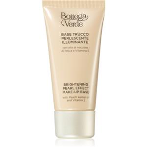 Bottega Verde Base Trucco Perlescente Illuminante 30 ml - Primer Uniformante con Olio di Nocciolo di Pesca e Vitamina E