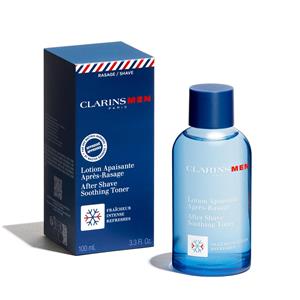 Clarins Men Lozione Dopobarba Lenitiva 100 ml - Comfort e Protezione per Pelle Irritata