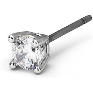 Veramé Orecchino Singolo Simona in Argento - Punto Luce Elegante con Chiusura a Farfalla