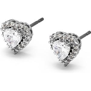 MAMI Srl Veramé Orecchini Antonella in Argento con Cuore e Zircone