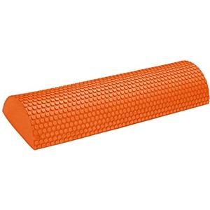 SZLIFE Mezza Foam Roller Rullo Massaggio Muscoli Allenamento Equilibrio Eva Alta Densità Galleggiante Antiscivolo Resistente Adatto per Palestra Casa Y, Arancione 30 cm x 7,5 cm
