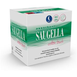 MEDA PHARMA SpA Saugella Cotton Touch - 12 Assorbenti Notte Con Ali