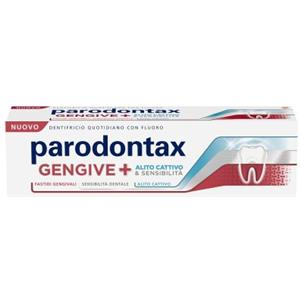 HALEON ITALY Srl Parodontax Gengive+ Dentifricio Fastidi Gengivali Denti Sensibili Alito Cattivo Extra Fresh 75ml