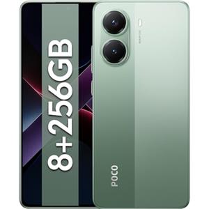 Xiaomi POCO X7 Pro Smartphone, 8+256GB, 50MP camera principale con OIS, batteria da 6000mAh (typ) con ricarica HyperCharge da 90W, IP68, funzioni AI(Caricabatterie non incluso) Verde